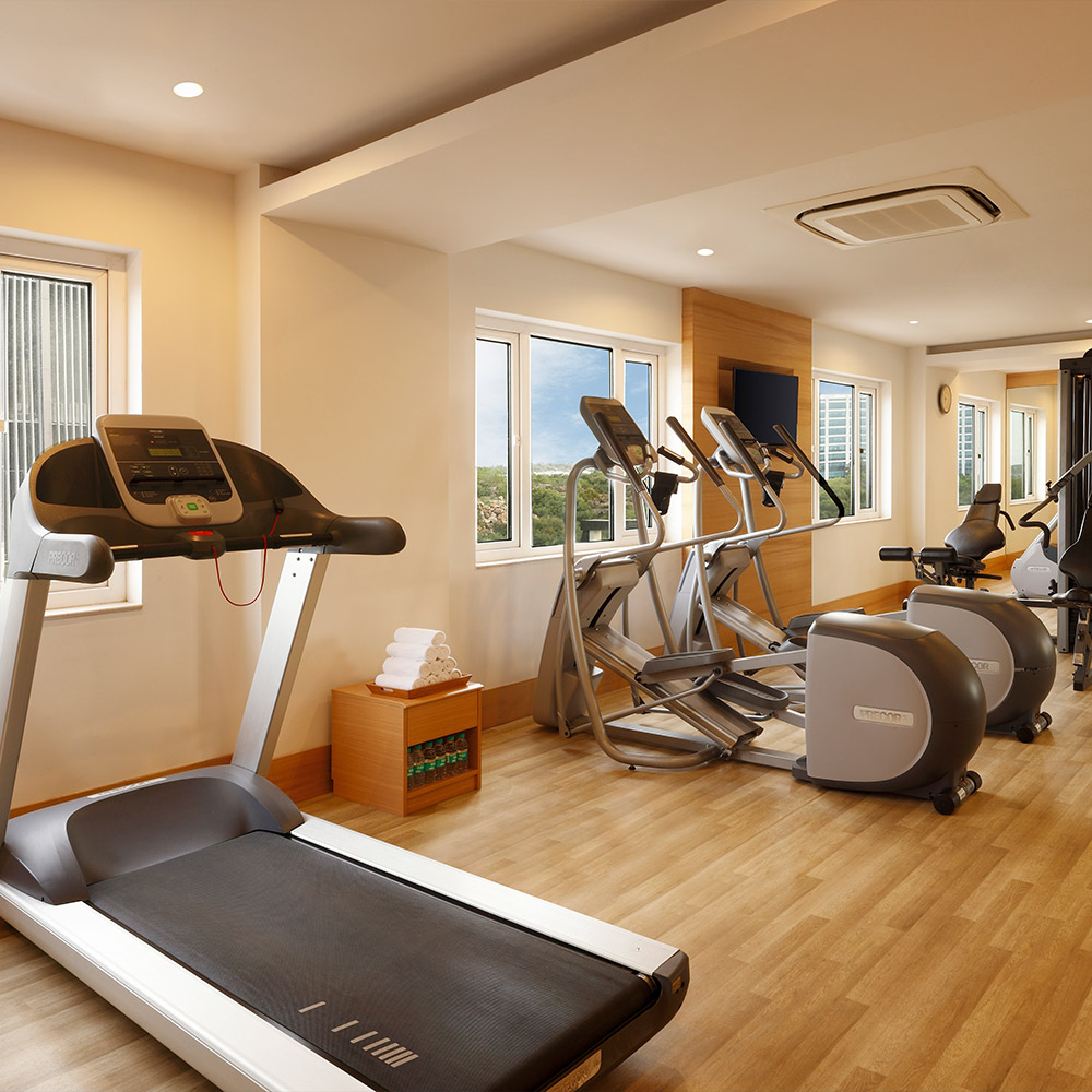 hotels with fitness centre in gachibowli
