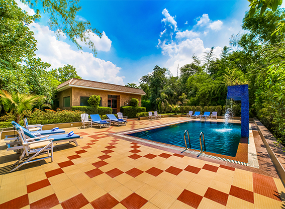 Hotel with Swimming Pool in Bandhavgarh