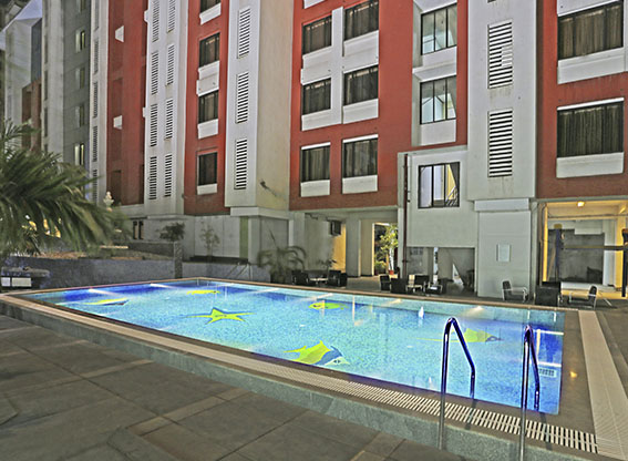 hotel near marol with swimming pool