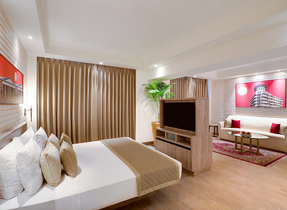 Sandal Suites Op. by Lemon Tree Hotels Noida at ₹ 8556 - Reviews, Photos &  Offer