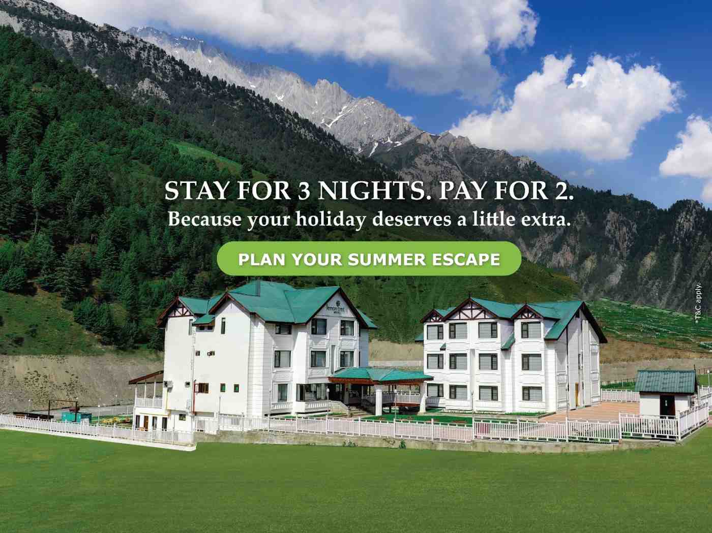 Stay for 3 Nights Pay for 2